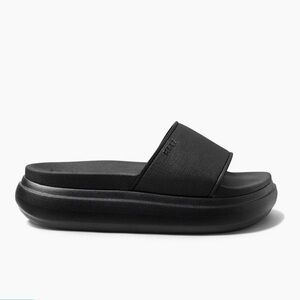 Reef Women's Black Slide Sandals